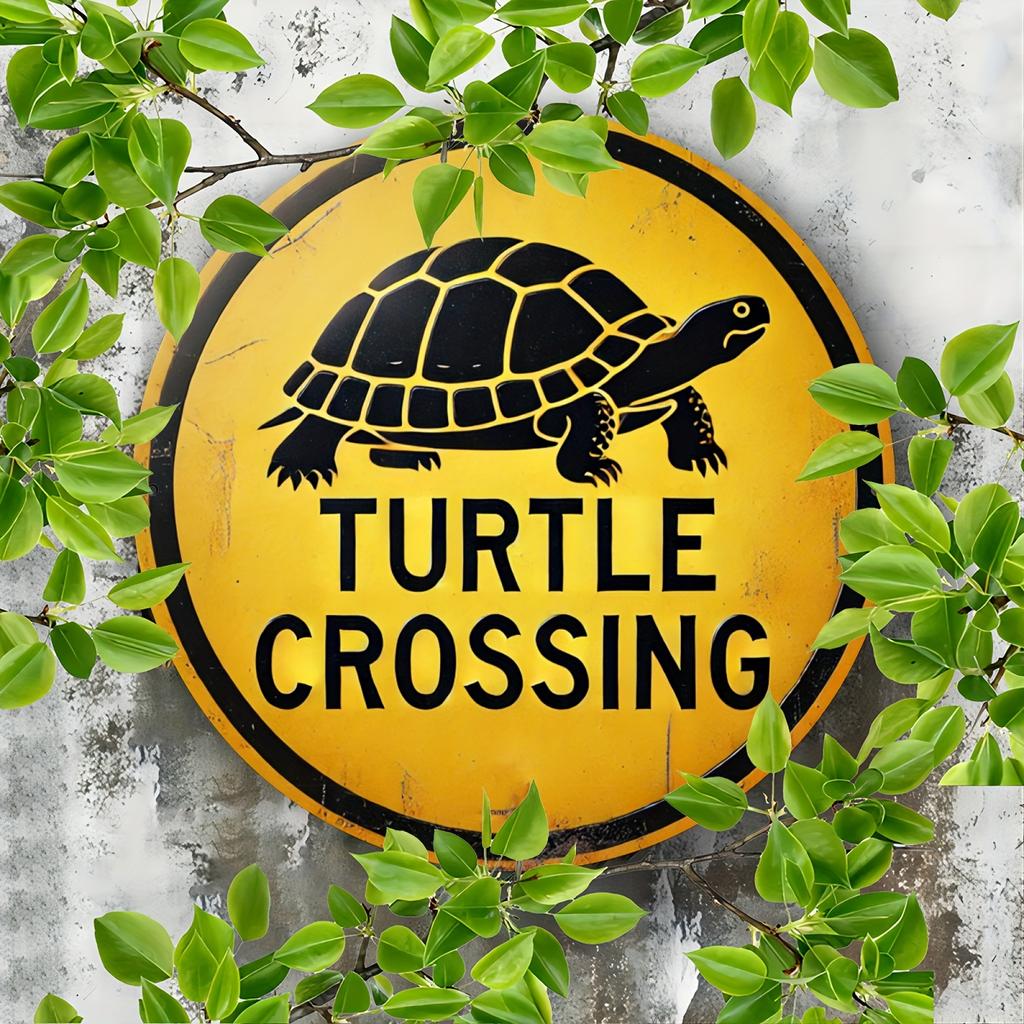 1pc 2D Wooden Round Plate Vintage Turtle Logo For Home Cafe Apartment Restaurant Room Decoration Waterproof Durable 8 Inch