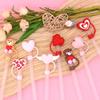 Silicone Drinking Dust Cap Heart-shaped Straw Tips Cover New Silicone Straw Plug  Bottle