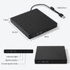 External DVD Drive USB 3.0 Type-C USB C Portable DVD Player External CD-RW Drive DVD-ROM Burner Player For Laptops Desktop PCs
