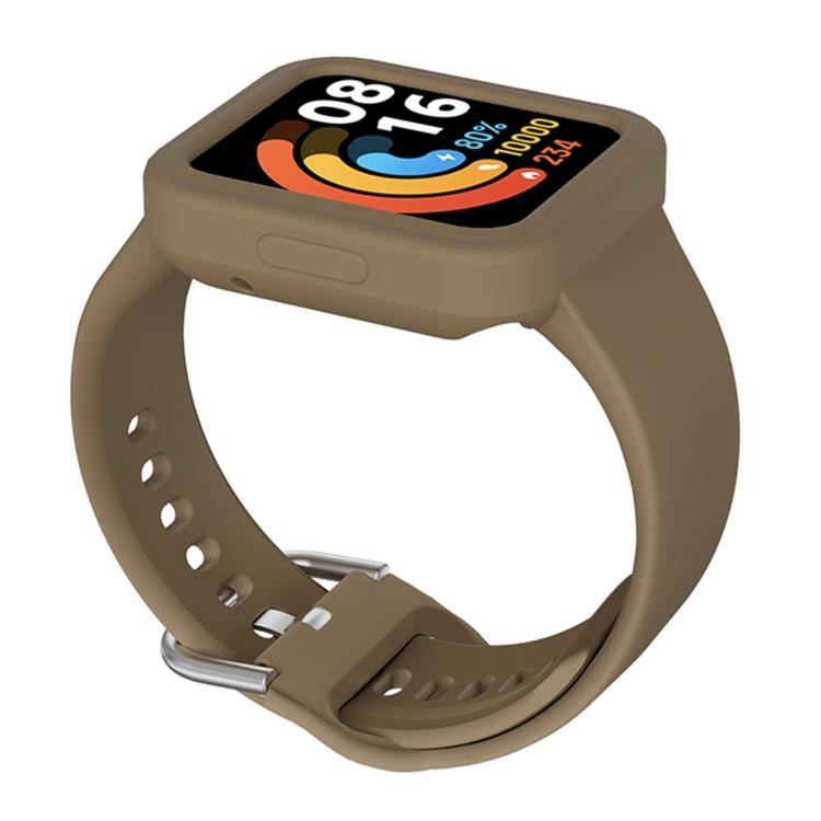 Для Xiaomi Redmi Watch 2 / Watch 2 Lite Однотонный силиконовый интегрированный ремешок для часов