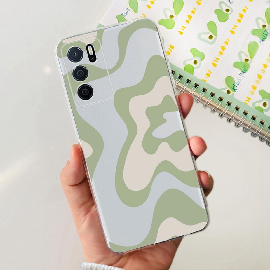 Чехол для Oppo A16 A16s Стильный окрашенный задний чехол Мягкий тонкий чехол для телефона для Oppo A16s OppoA16 s CPH2269 Coque Fundas Бампер Корпус