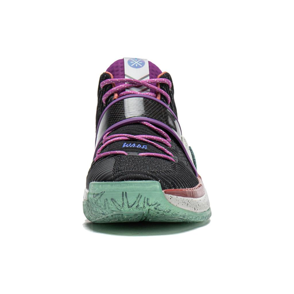 Баскетбольные кроссовки Li Ning Wow 6 Wade Way Kuising Dandou легкие, нескользящие, амортизирующие, среднего размера, мужские, черные ABAT131-9