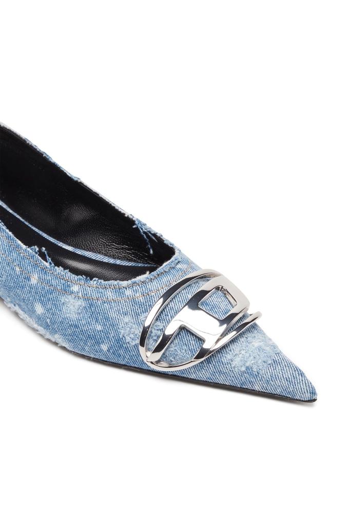 Pumps Flat Denim Y03452PS288 40 Indigo Blue T6348 [Diesel] Women's