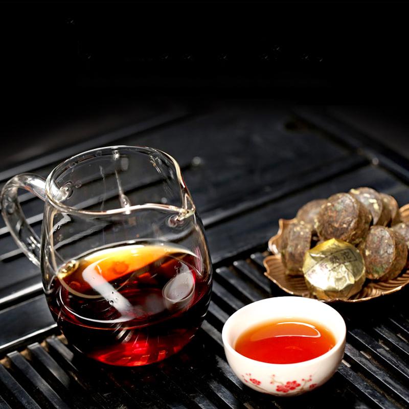 Чай Шу Пуэр 2022 Мини Туо Ча Спелый Пуэр с клейким ароматом 500г