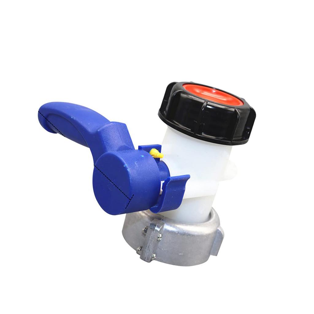 Replacement Tap Aluminum Alloy IBC Tank Adapter With 80mm Inlet And 50mm Outlet Portable Accessory for Efficient Flows