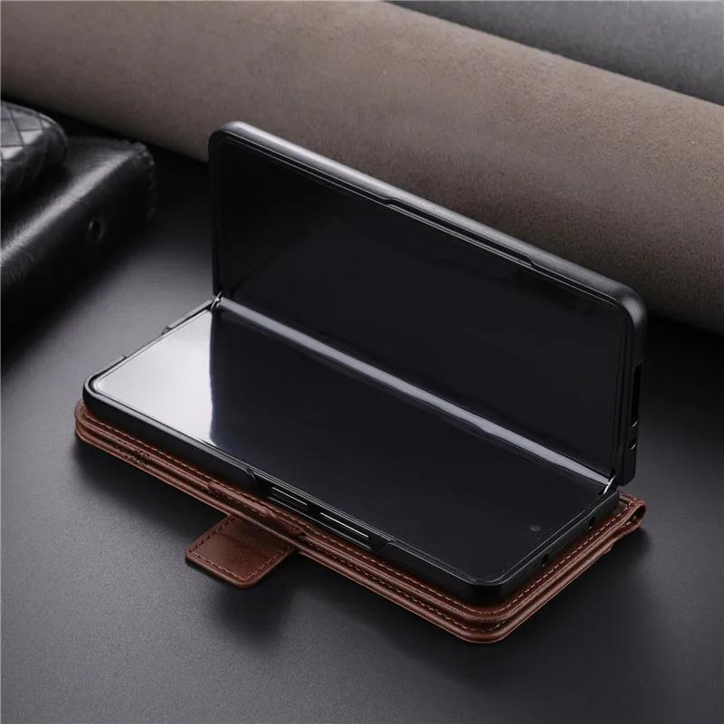 Z 5 Fold 4 6 3 5g Flip Case For Samsung Galaxy Z Fold 4 Leather Wallet Magnet Book Etui For Galaxy Z Fold3 Fold6 Fold 5 2 Cover