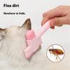 Cats Dog Comb Lice Cats Brush with Release Button Fleas Comb for Dogs Cats Pet Hair Removal Comb for Grooming Shedding