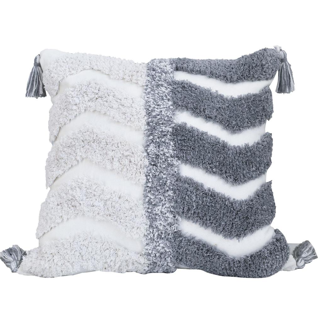 Тафтинговая диванная наволочка в стиле ретро, ​​простая художественная круглая бархатная подушка, мягкая офисная подушка для дивана, наволочка