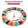 Керамическая насадка для шлифовки ногтей - Форма "Кукурузная пуля-ракета" для электрической пилки