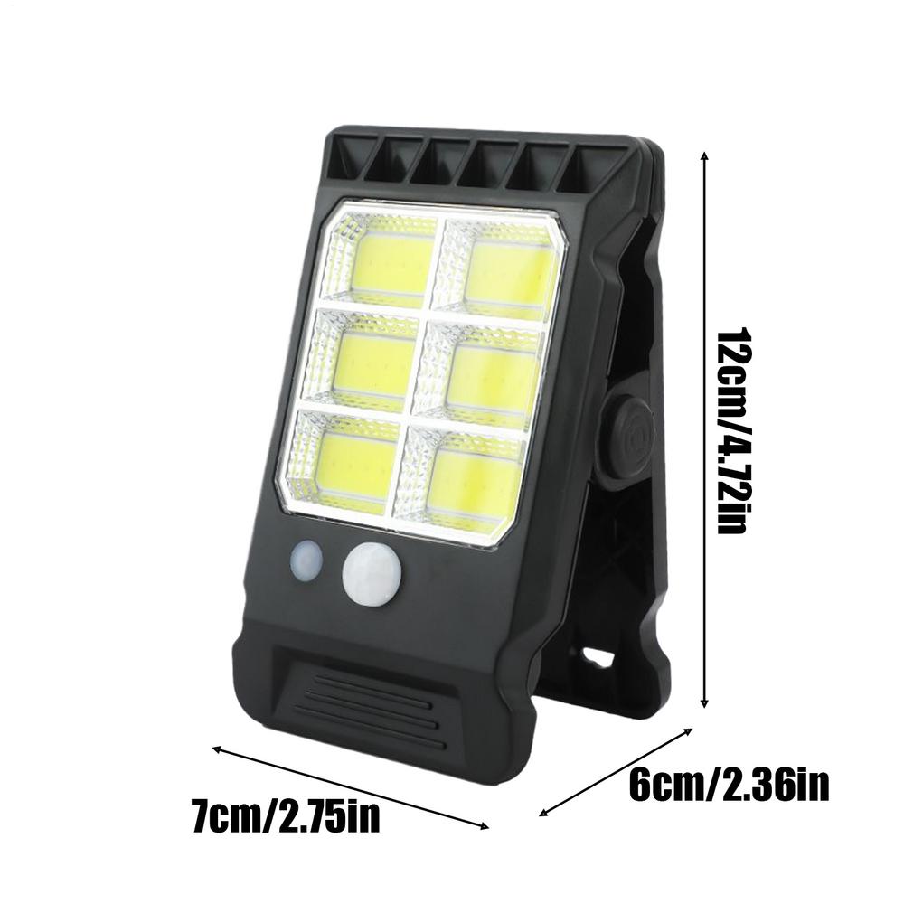 Clip On Solar Lights Outdoor Waterproof Smart Sensor Deck Lights 3 Modes Lamp Decoration For Umbrella Garden Yard Fence Gate