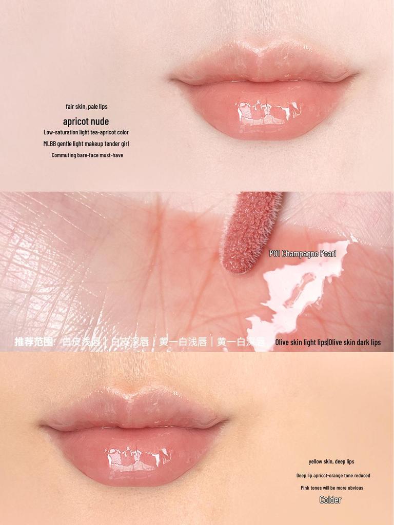 Flower Knows Pearl Satin Blush, Lip Glaze, Eyeshadow, Highlighter, Under-eye Pen, Perfume, Color Correcting Emulsion.