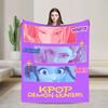 Huntrix HUNTRX Rumi Kpop Demon Hunters Blankets Пушистый, потрясающий, теплый плед для дома на зиму