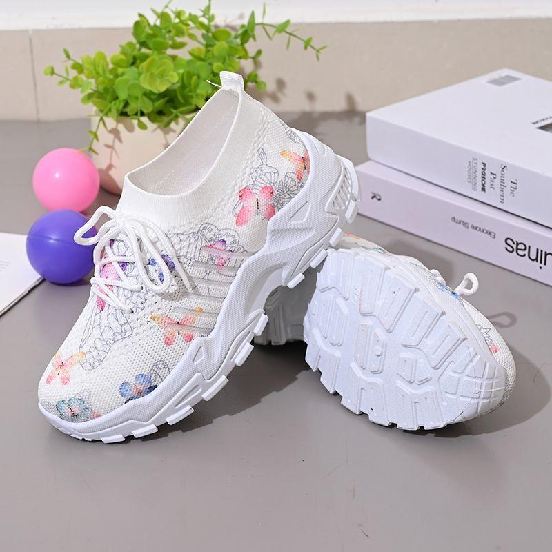Спортивные летние туфли на толстой подошве, увеличивающие рост, модные универсальные белые туфли, повседневная обувь для женщин
