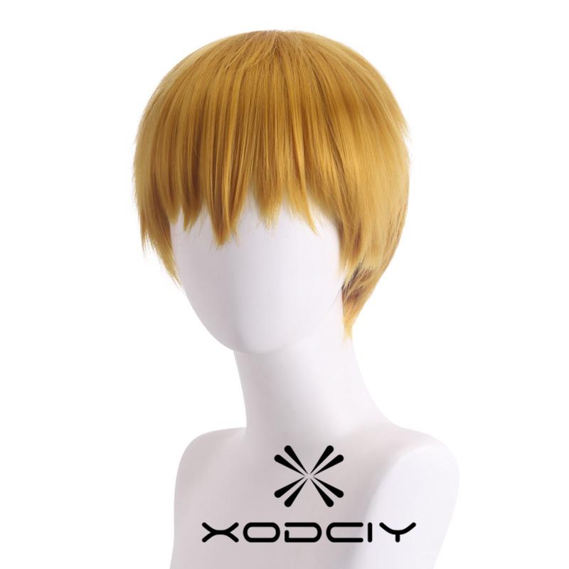 Аниме Mob Psycho 100 Аратака Рейген Косплей Парик Короткий Термостойкий Синтетический Парик для Хэллоуина Вечеринки Ролевые Игры + Шапочка для Парика