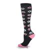 HYSAIXIA Compression Socks Funny Pattern Animals Sheep Monkey Music Cat Men Women Pressure Stockings Knee High Run Sport Socks