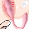 Wearable Vibrator Inflatable Vibrating Anal Vibrator with 10 Vibration Modes Remote Control Couples Clitoral Panties Vibrator for Women Adult Sex Toys