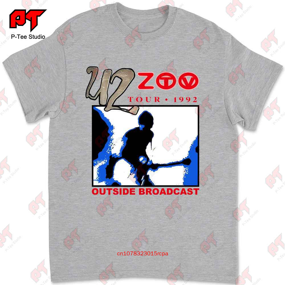 U2 Zoo Tv Tour 1992 T Shirt Outside Broadcast Rock Band Concert AWVK