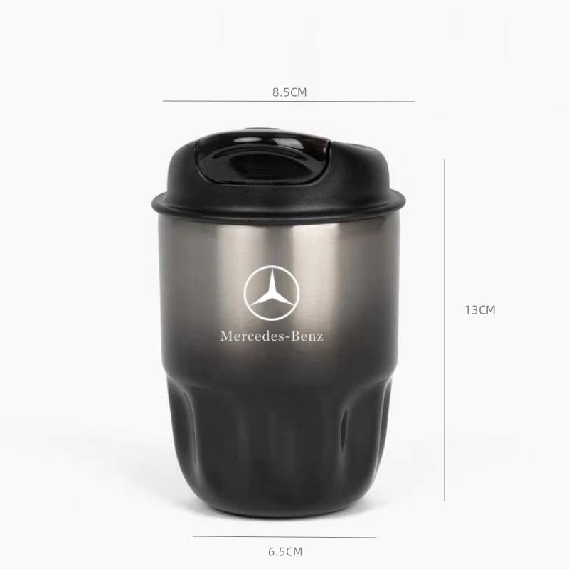 GLC GLB Портативный ледяной стакан для улицы, дорожная кружка для кофе, герметичный автомобильный термостакан для Mercedes Benz AMG W203 W206 W220 W205 W211 W
