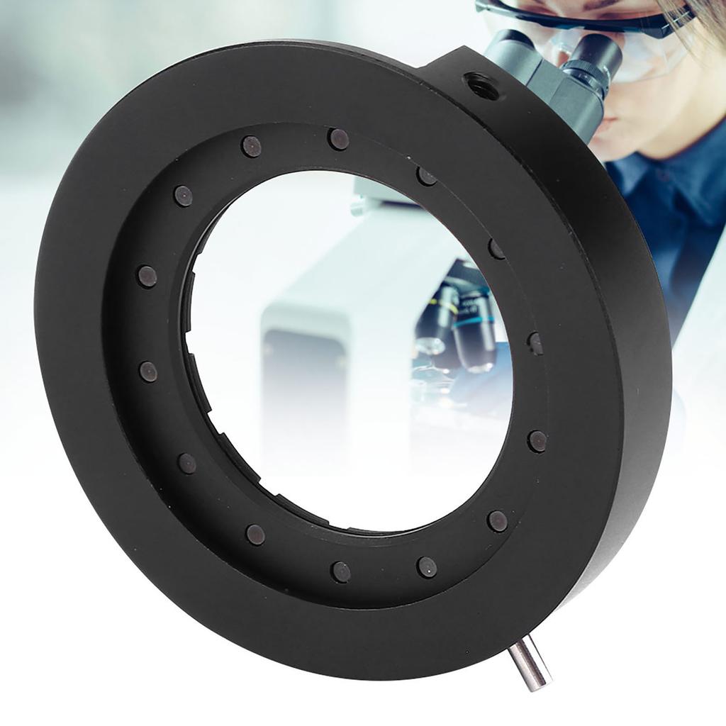 Microscope Iris Adapter Aperture Adjustable Lens Optical Diaphragm for MicroscopeSK25 with Base