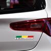 Car Stickers For Alfa Romeo 3D Metal Car Decor Emblem Fender Sticker Rear Trunk Badge Decal For Alfa Romeo Giulia Stelvio Giulie