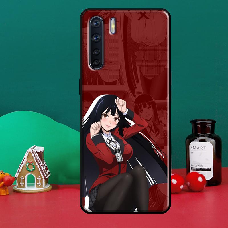 Чехол для телефона Jabami Yumeko Kakegurui с аниме для OPPO A15 A83 A91 A93 A1K A3S A5S A52 A72 A54 A74 A94 A31 A5 A9 A53S 2020