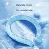 Portable Neck Cooling Ice Ring PCM Ice Ring Summer Outdoor Sports Personal Cooling Neck Band Cool Down Ice Wrap