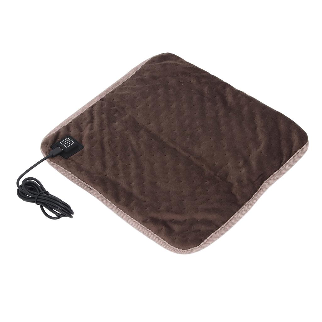 Heated Blanket Electric Throw USB 5W Soft Synthetic Fiber 3 Gear Electric Heating Blanket with 5ft Cable for Keeping