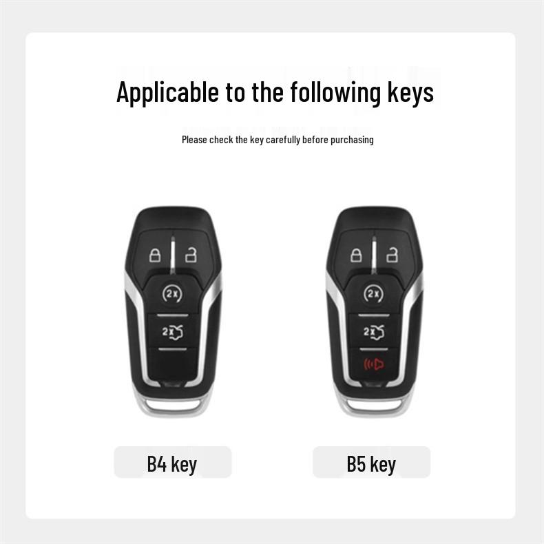 Compatible Key Case for Ford Taurus, Explorer, Mustang (2017-2018 Models)