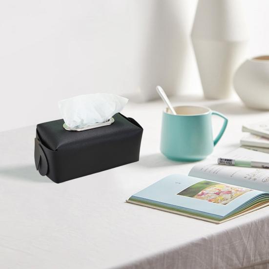 Квадратный держатель для коробки с салфетками, однотонный, большой емкости, складная конструкция, простая сборка, чехол для настольной коробки с салфетками