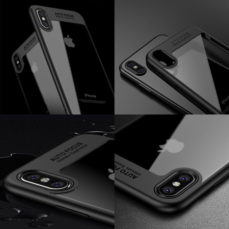 X Для iPhone 8 7 6s Plus 10 Роскошный Ультратонкий Прозрачный Ударопрочный Бампер Чехол