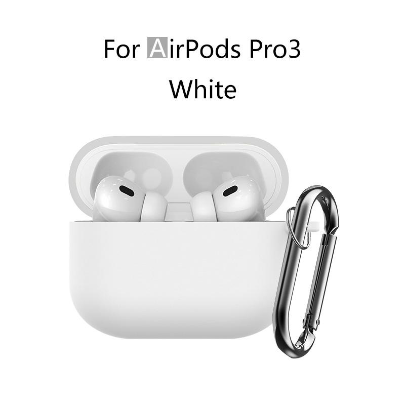 Силиконовый чехол для AirPods Pro 3 Прозрачный Мягкий ТПУ Чехол для наушников Противоударный Защитный чехол-накладка для AirPods Pro 3 Чехол для наушников
