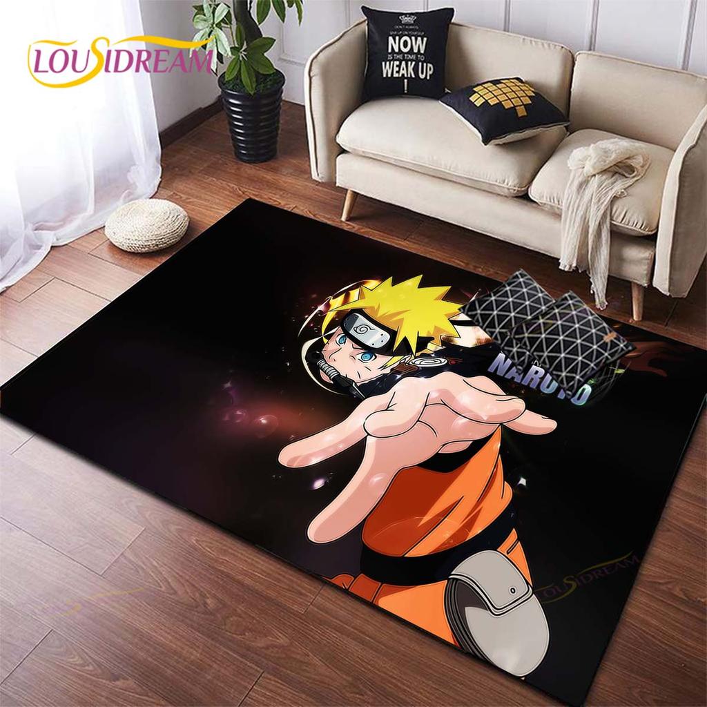 Anime Naruto Carpet Kids Carpets Living Room Tea Table Mats Bedroom Rug Washable Floor Mats Household Area Mat Dinosaur Rug