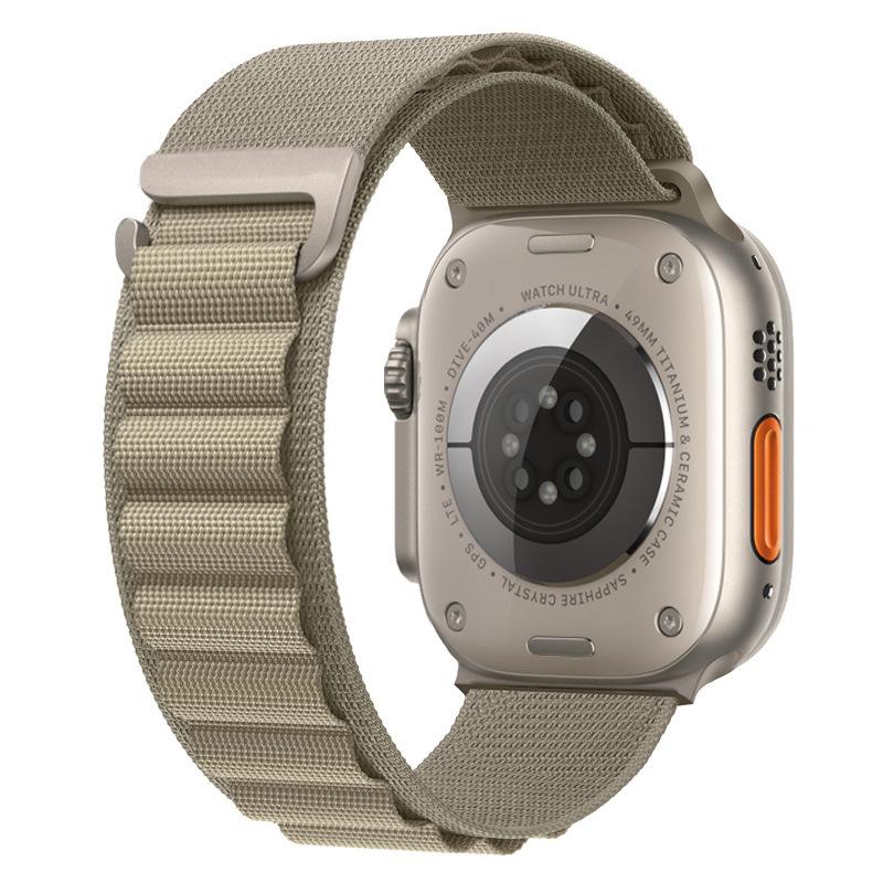 Ремешок Alpine Loop для Apple Watch Браслет iWatch Ultra Series 9 8 7 6 5 3 SE 3 2 1 49 мм, 44 мм, 40 мм, 45 мм, 41 мм, 42 мм 38 мм Ремешок Ultra2