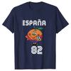Naranjito T Shirt Unisex Unisexs TShirt Crewneck Espana 82 Spain Mascot 1982 Soccer Football Tee Shirt Clothing Plus Size