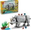 Конструктор LEGO Creator 3в1 31171 Дикие животные: гордый носорог с птицами