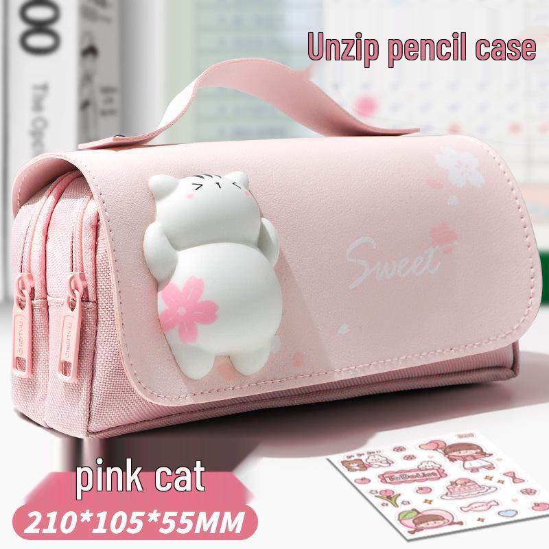 Очень большой пенал-капибара 2025 - Милый канцелярский пенал для девочек