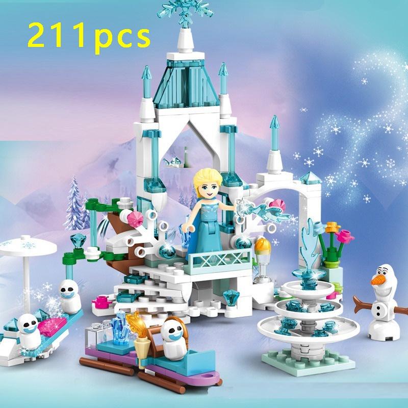 KT_LE-GO Для Девочки (С коробкой)Строительные блоки KT_LE-GO KT_LE-GO для детей Серия Gir Friends Принцесса Замороженная