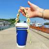 Бутылки для воды для улицы Ручка Плетеные Цветочная веревка Держатели для бутылок с напитками Ремень