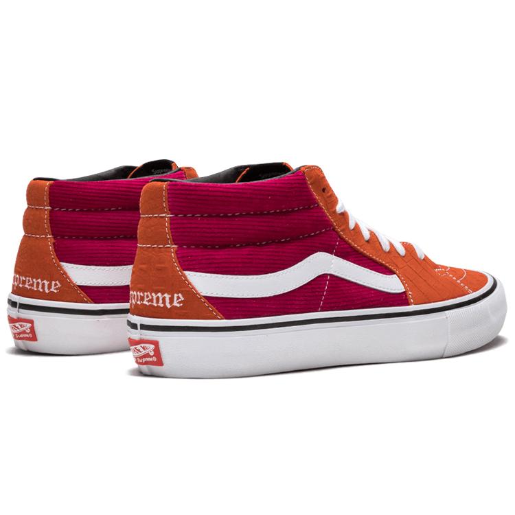 Sk8 Mid Supreme x Sk8 Mid Vans Pro 'Вельветовый Крок' VN0A347UPUJ