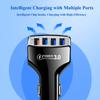 Оригинальное автомобильное зарядное устройство, 4 порта USB, быстрая зарядка Qc 3,0 для Iphone 13 Pro Max 12 11 Xiaomi Samsung, аксессуары для мобильных телефонов Ipad