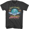 Футболка с коротким рукавом для взрослых Journey 1979 Tour of The World Классический рок Винтажный стиль Графические футболки