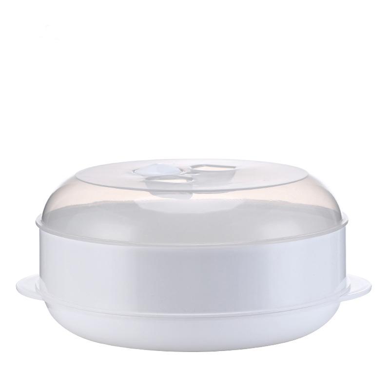 YOMDID Микроволновая печь Специальная пароварка PP Пароварка для приготовления булочек на пару с крышкой Прочная посуда для приготовления на пару Кухонный инструмент 1/2 яруса