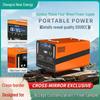 Портативный Power Bank с солнечной зарядкой для использования на улице и в походе