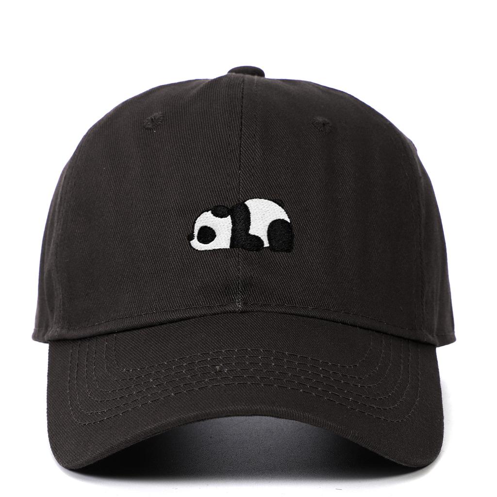 1pc Unisex Panda Embroidery Baseball Caps for Women,outdoor Sports Fishing Summer Peaked Adjustable Driver Caps for Daily Wear