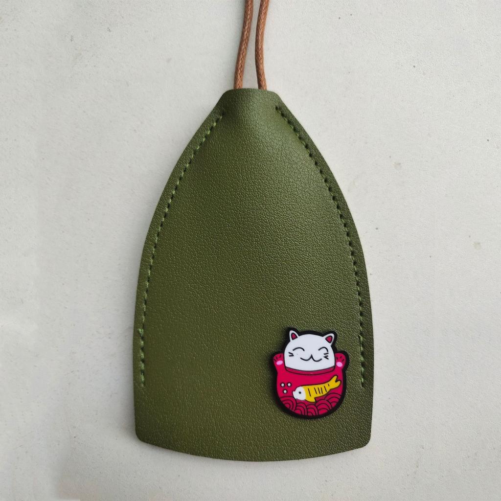 Рождественский ящик для ключей с лосем, милый выдвижной чехол для ключей, кошелек из искусственной кожи, чехол для ключей, карманный держатель для кожаного брелка