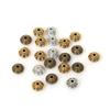 Handmade Alloy Flying Saucer Spacer Beads for DIY Bracelets, Necklaces, and Jewelry Accessories