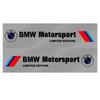 For BMW 2PCS Car Logo Door Side Sticker Creative Auto Body Decals Waterproof Decor Sticker For BMW 320i 325i 320Li 325Li 330Li X