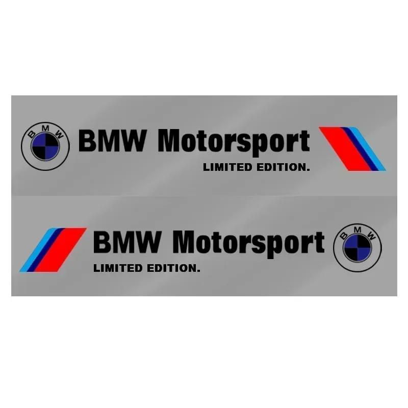 For BMW 2PCS Car Logo Door Side Sticker Creative Auto Body Decals Waterproof Decor Sticker For BMW 320i 325i 320Li 325Li 330Li X