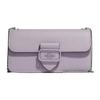 New Morgan Leather Baguette Bag, Shoulder Bag, Crossbody Bag Women's Taro Purple CJ687-SVM4