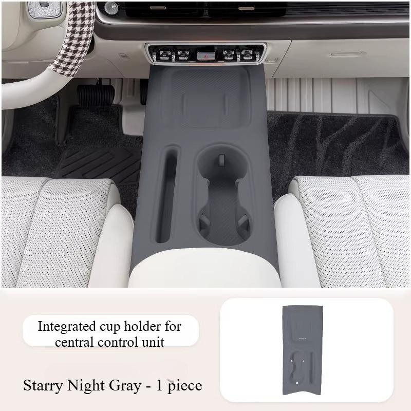 For ORA 5 2026 Center Console Armrest Box Silicone Storage Integrated Wireless Charging Water Cup Phone Slot Interior Accessory